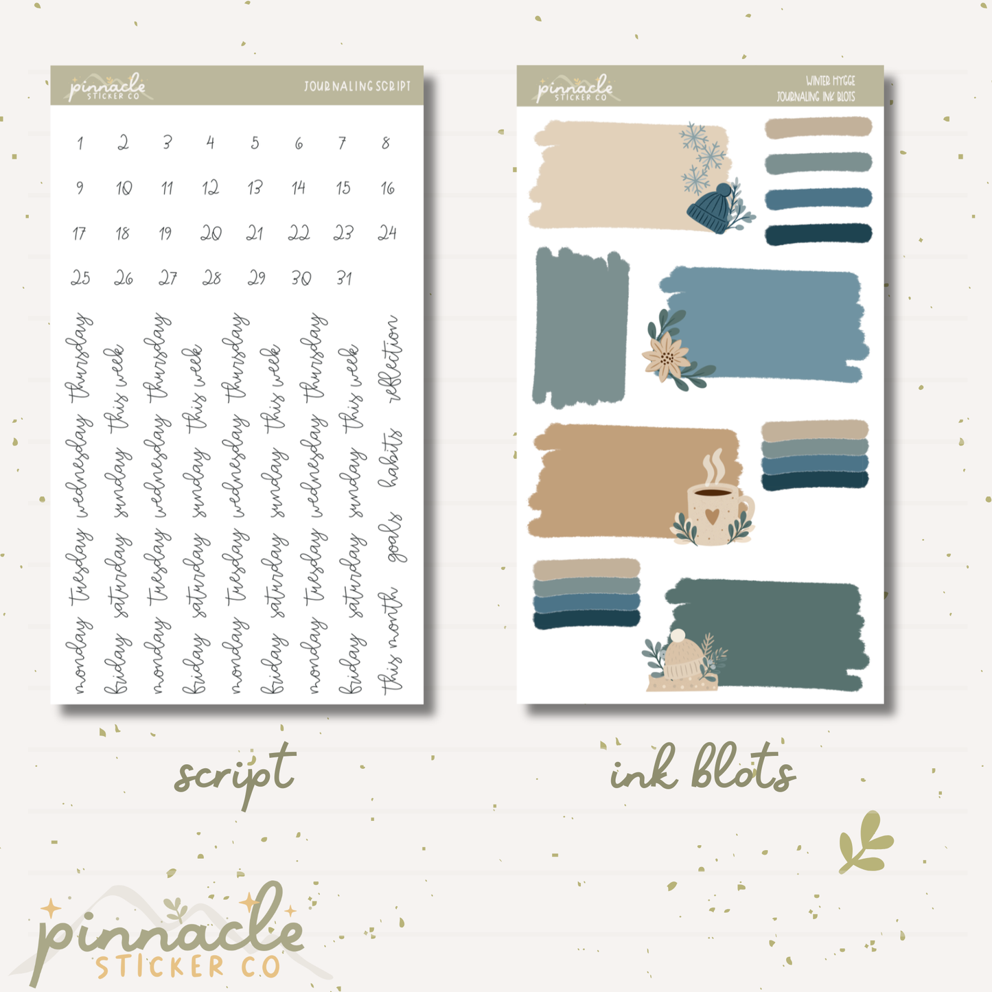 Winter Hygge Journaling- Build Your Own Kit
