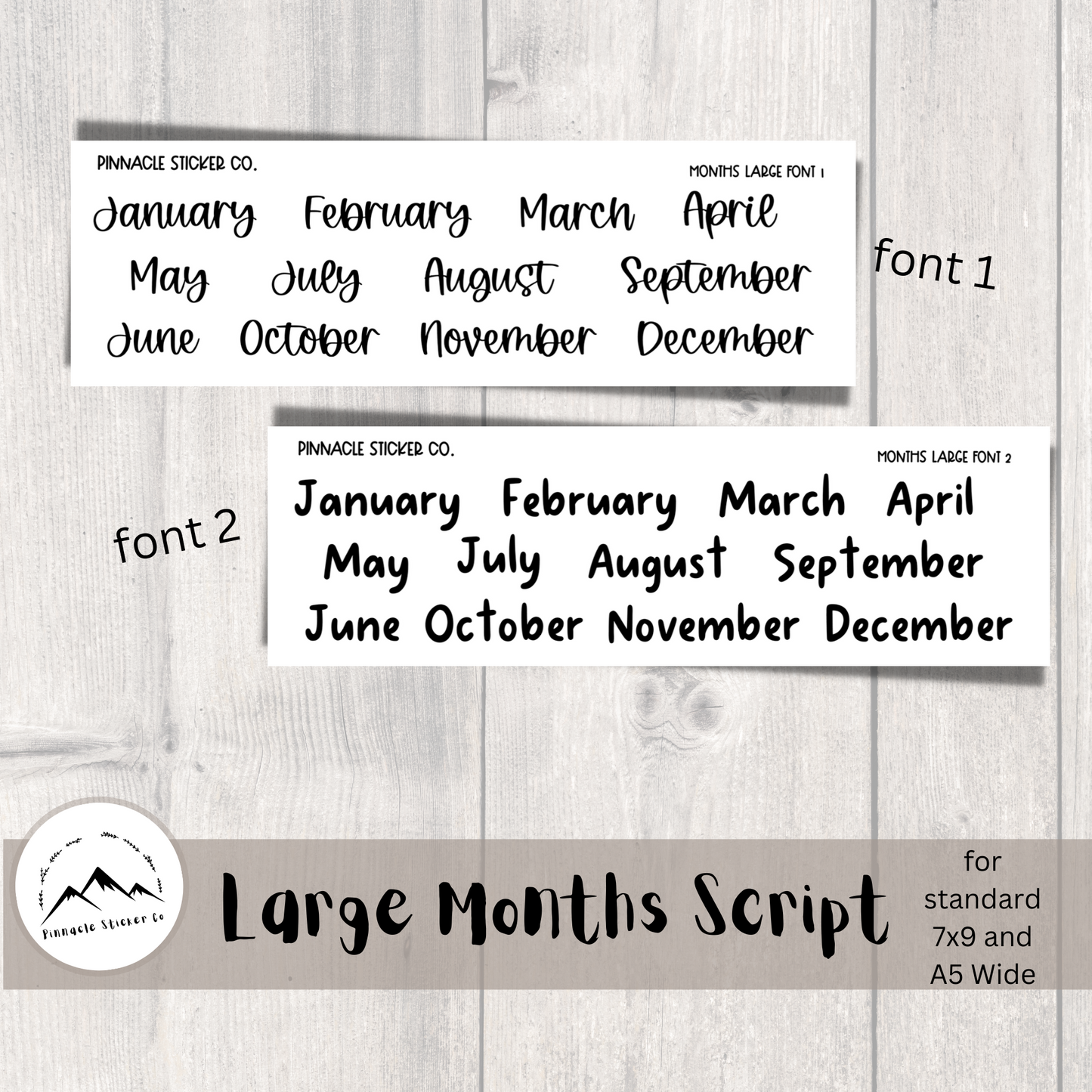 Bookshelf Monthly Kit Planner Stickers