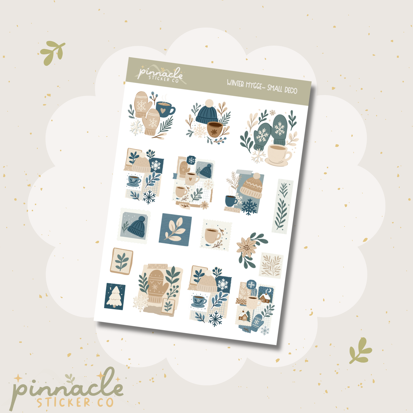 Winter Hygge Deco Planner Stickers