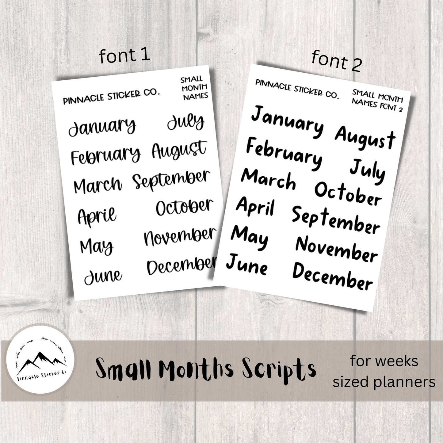 Bookshelf Hobonichi Cousin Monthly Kit Planner Stickers