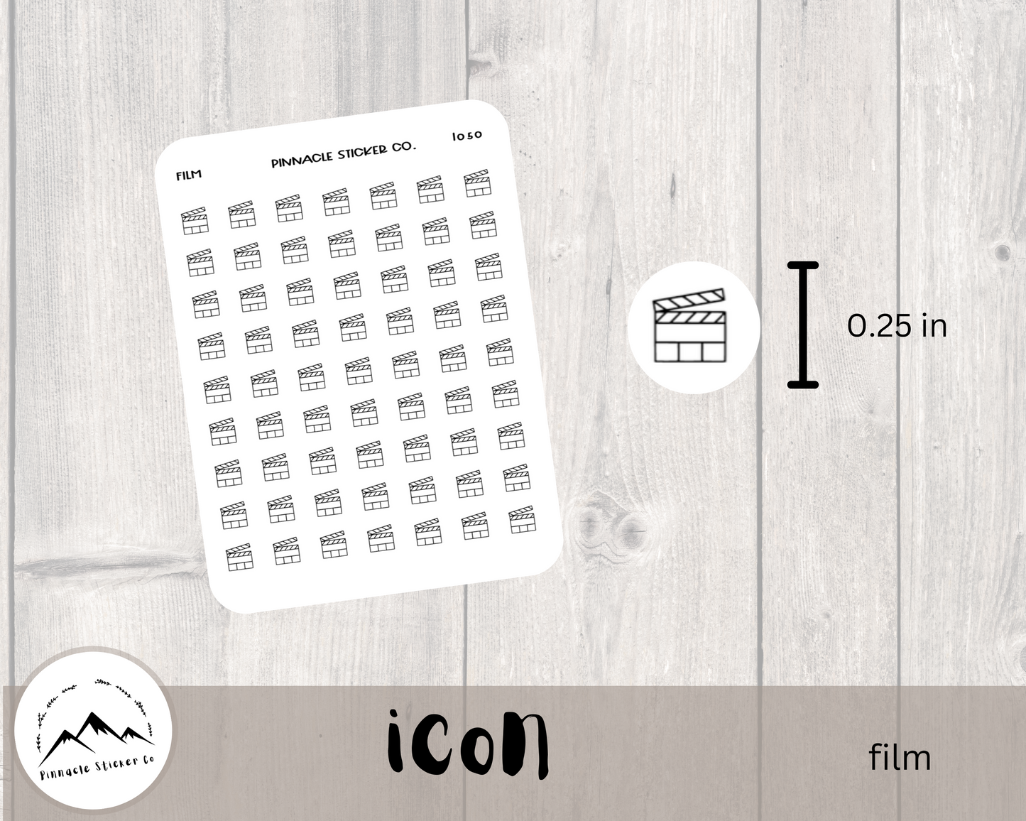 Film Icon Stickers I050
