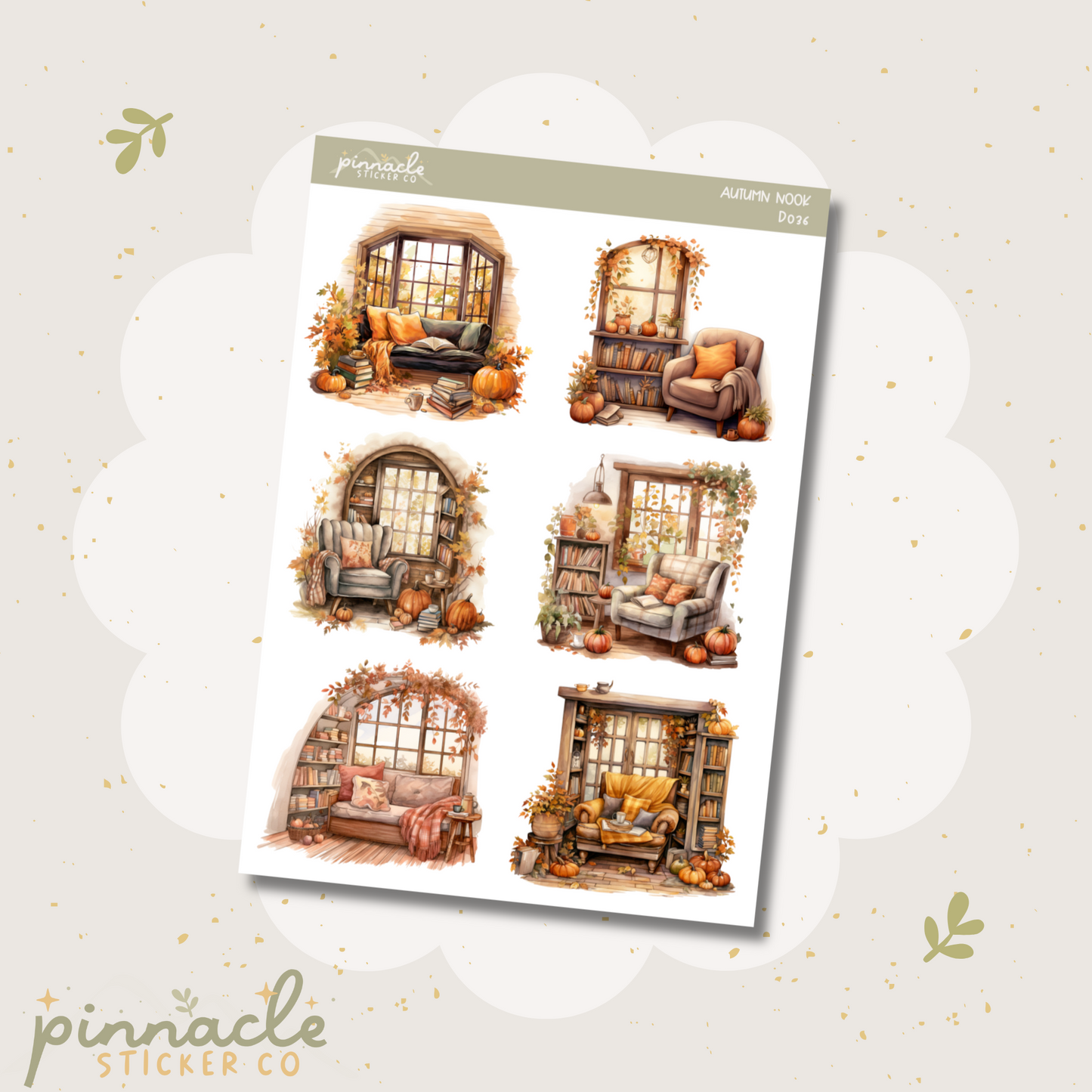 Autumn Nook Deco Planner Stickers