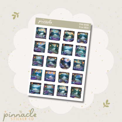 Thai River Deco Planner Stickers