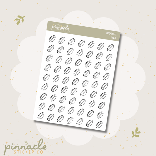 Football Doodle Icon Stickers I020