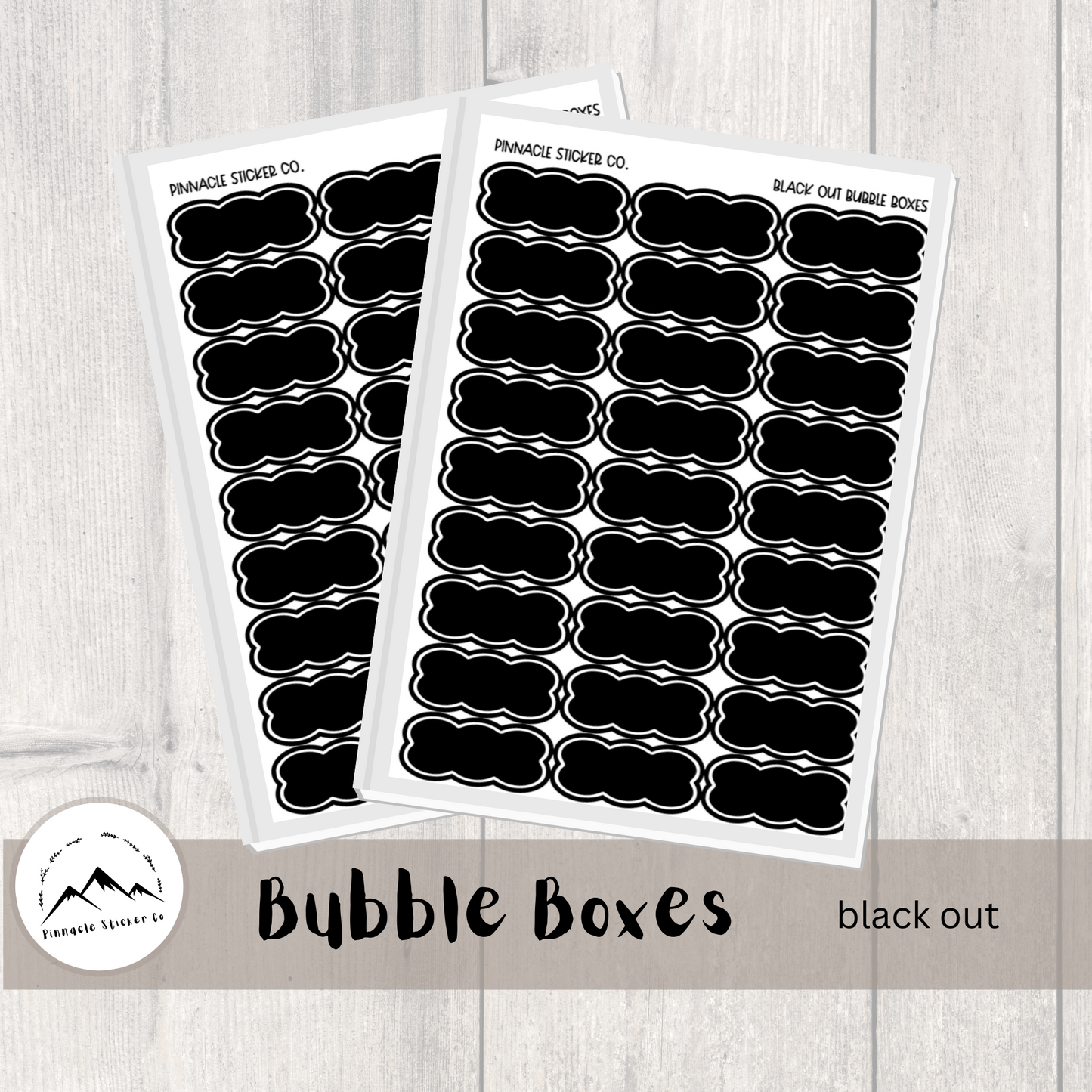 Bubble Box Stickers