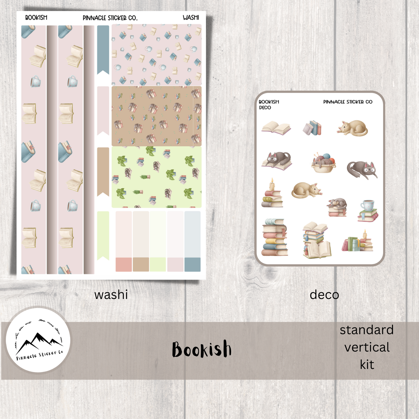 Bookish Weekly Kit Planner Stickers