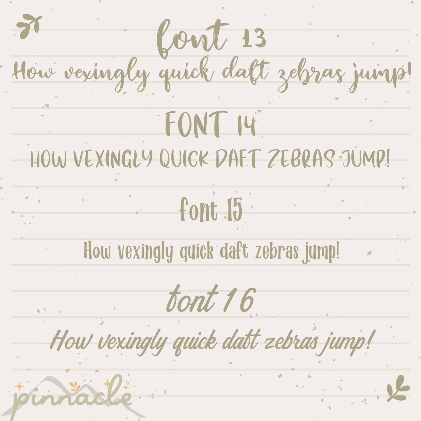 Custom Script Planner Stickers