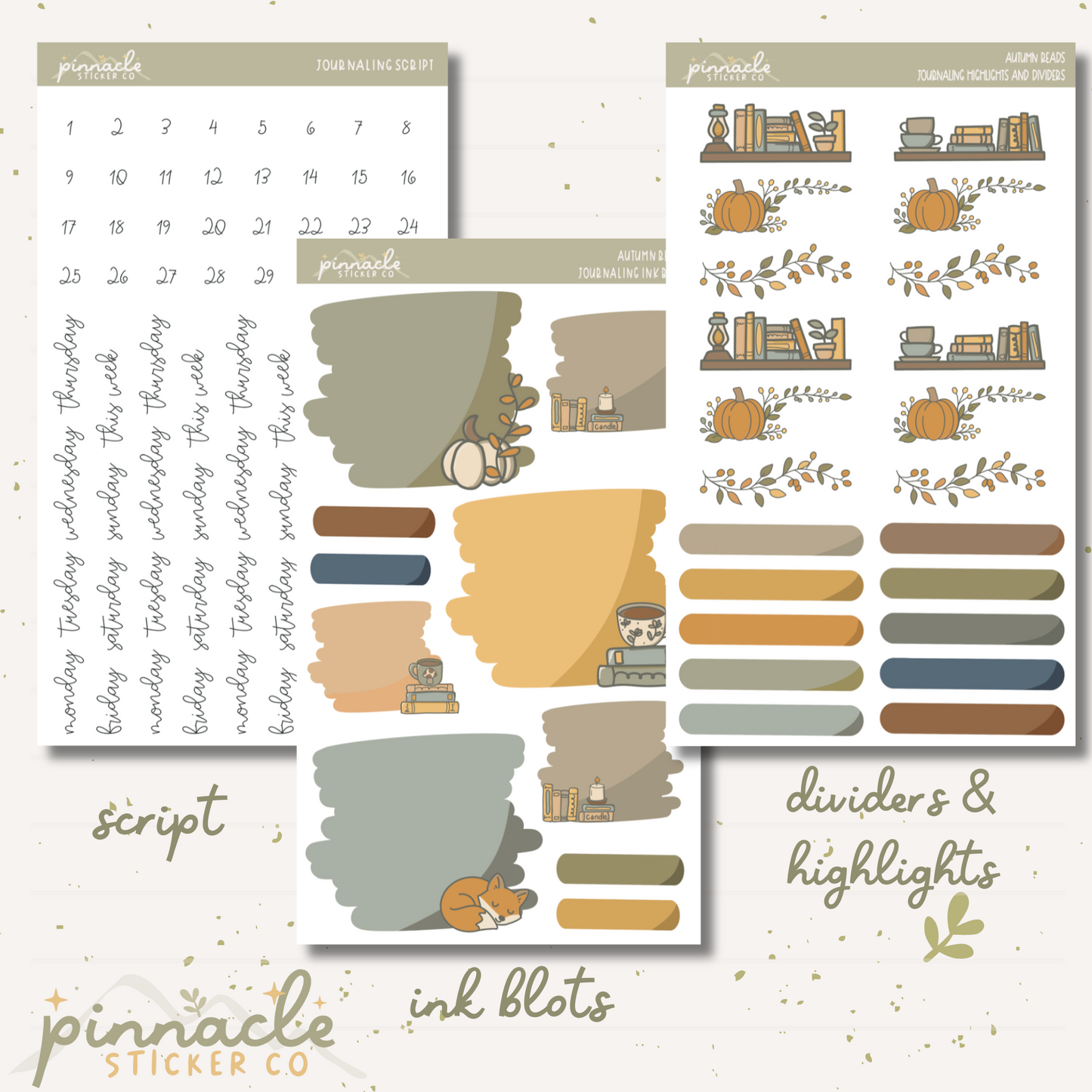 Autumn Reads Deluxe Journaling Bundle
