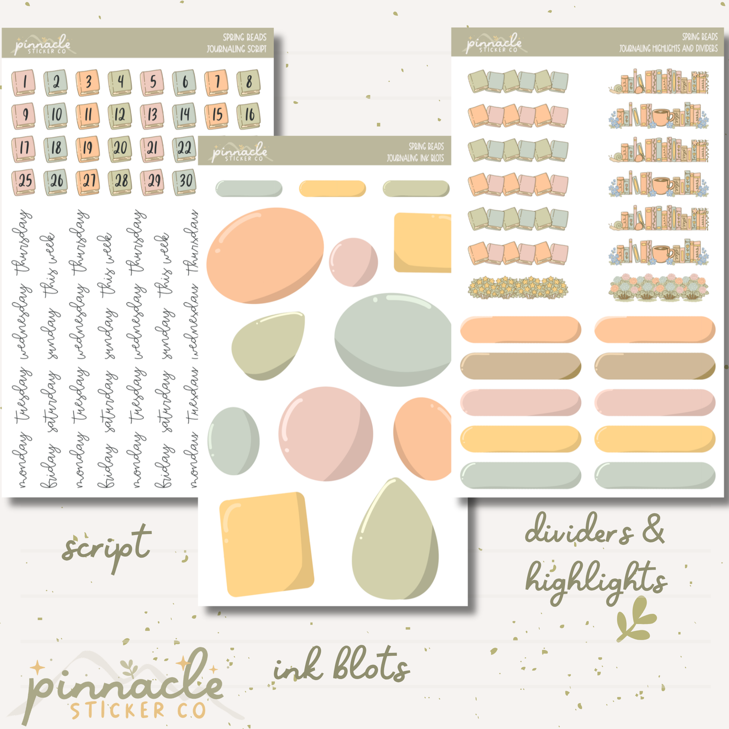Spring Reads Deluxe Journaling Bundle