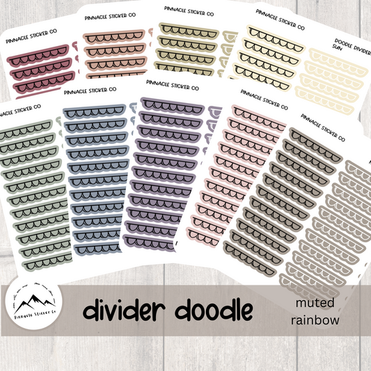 Doodle Divider Stickers