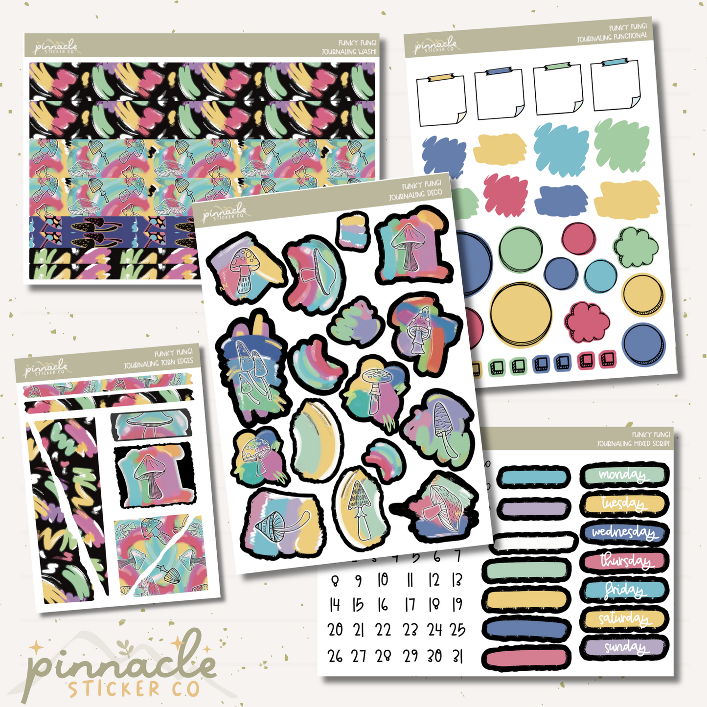 Funky Fungi Journaling Bundle