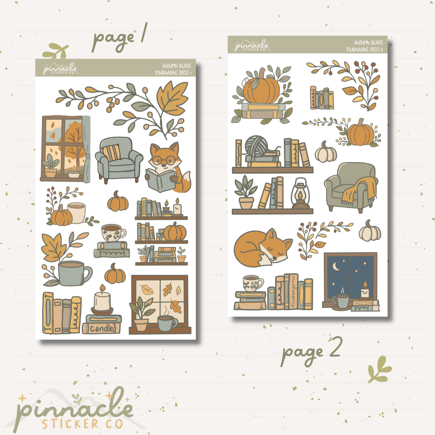 Autumn Reads Journaling- Build Your Own Kit