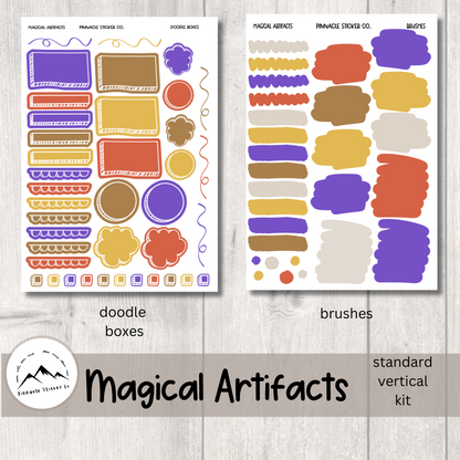 Magical Artifacts Weekly Kit Planner Stickers