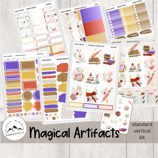 Magical Artifacts Weekly Kit Planner Stickers