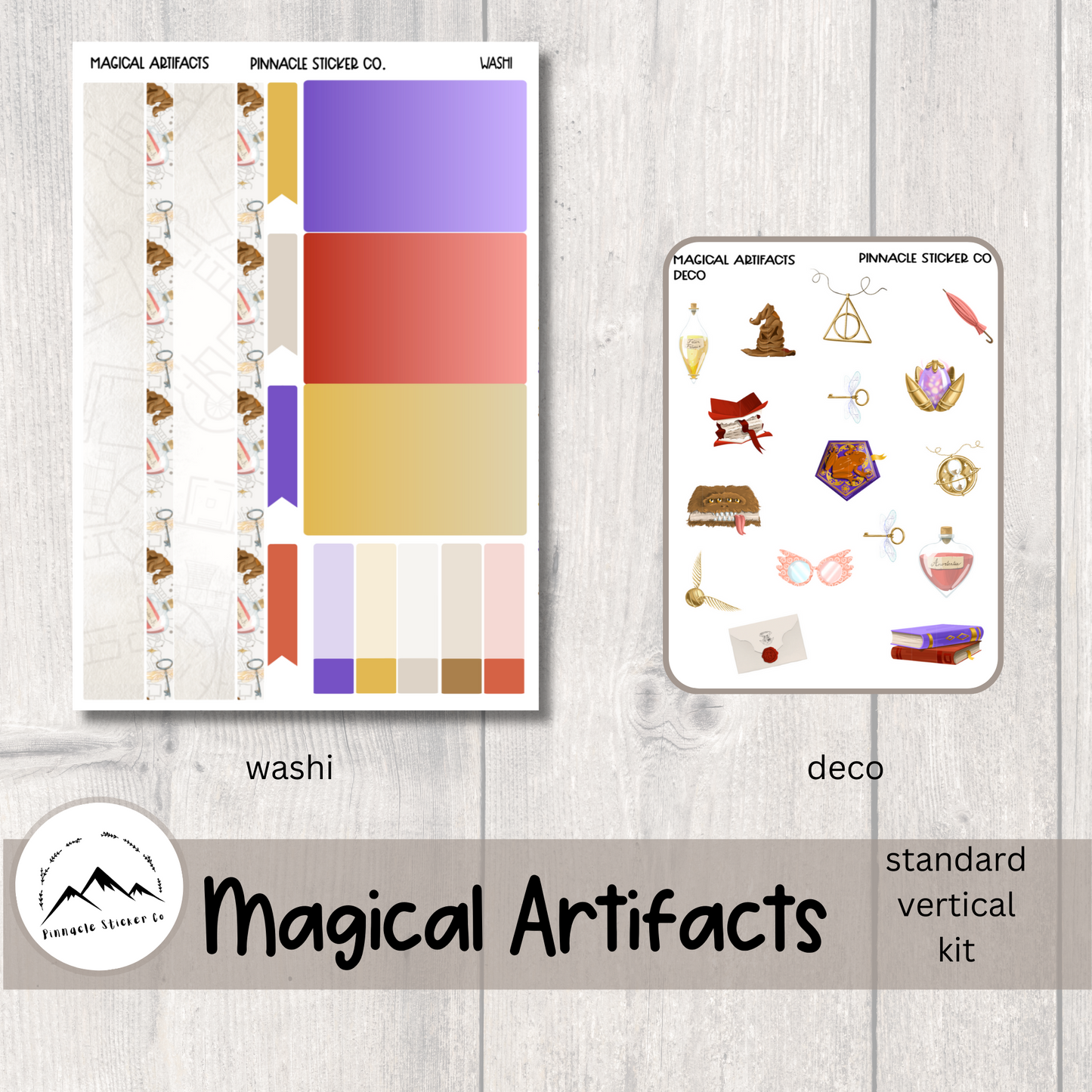 Magical Artifacts Weekly Kit Planner Stickers