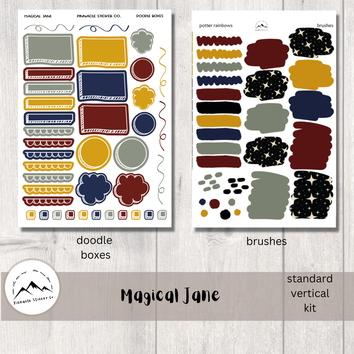 Magical Jane Weekly Kit Planner Stickers