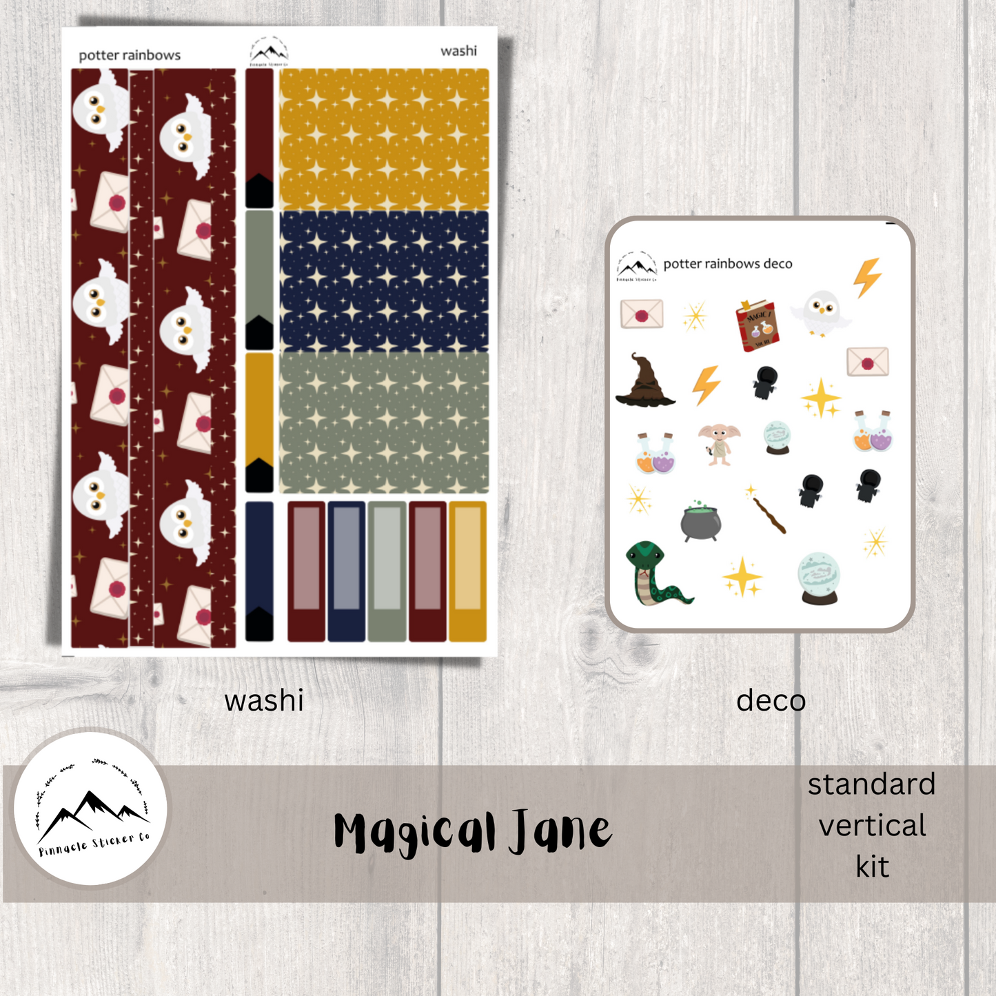 Magical Jane Weekly Kit Planner Stickers