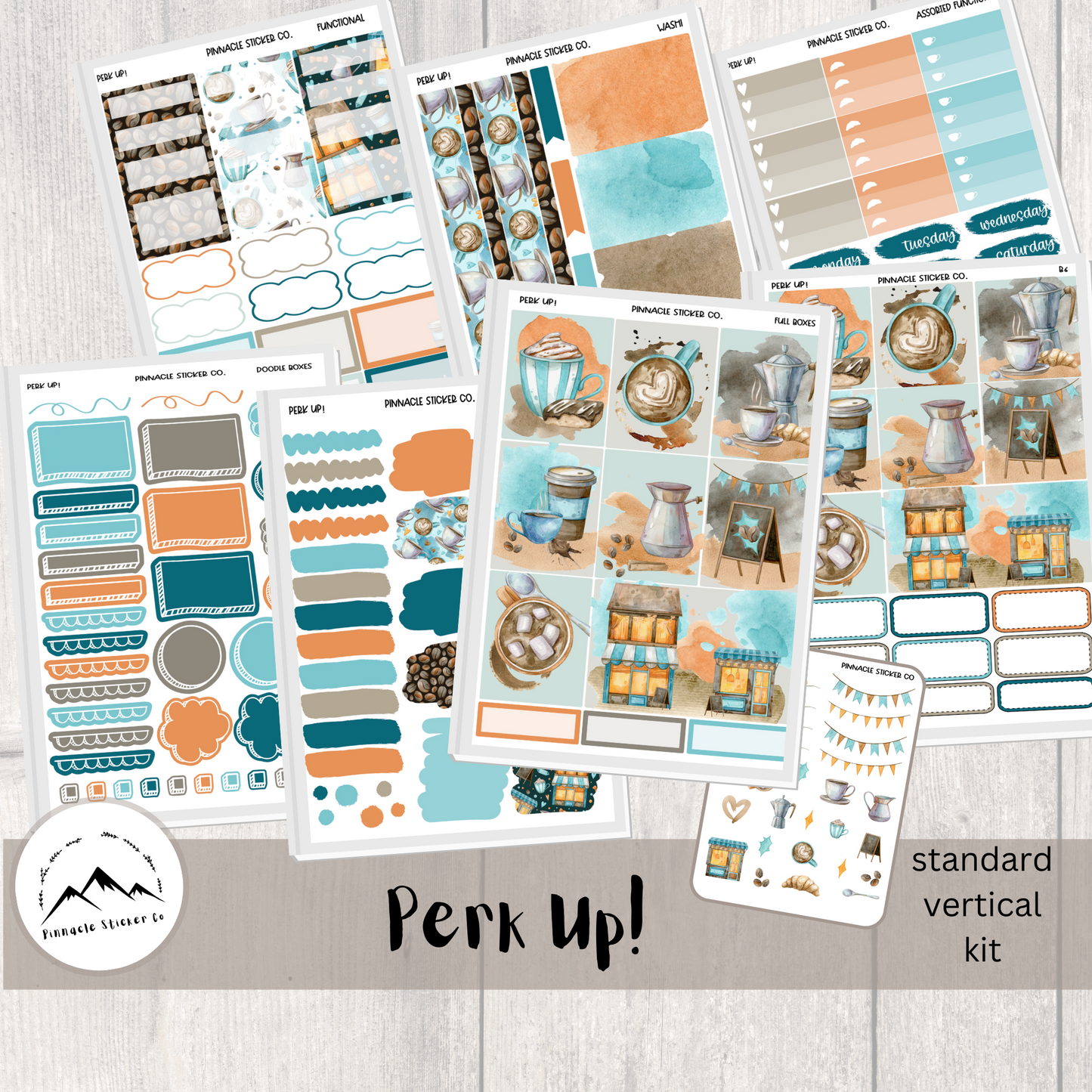 Perk Up! Weekly Kit Planner Stickers