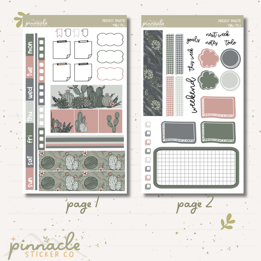 Prickly Palette Hobonichi Weeks Planner Stickers