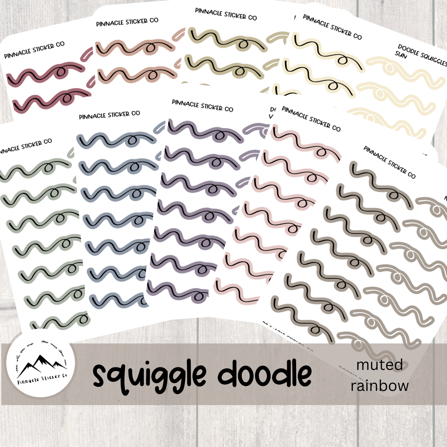 Doodle Squiggle Stickers