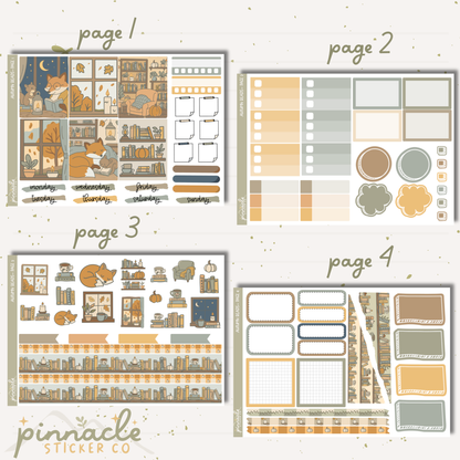 Autumn Reads Weekly Kit Planner Stickers