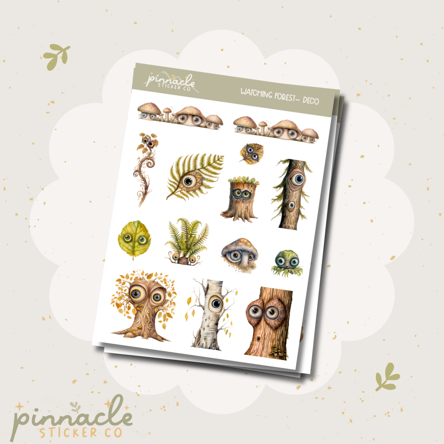 The Watching Forest Deco Planner Stickers