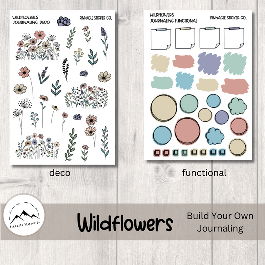 Wildflowers Journaling- Build Your Own Kit