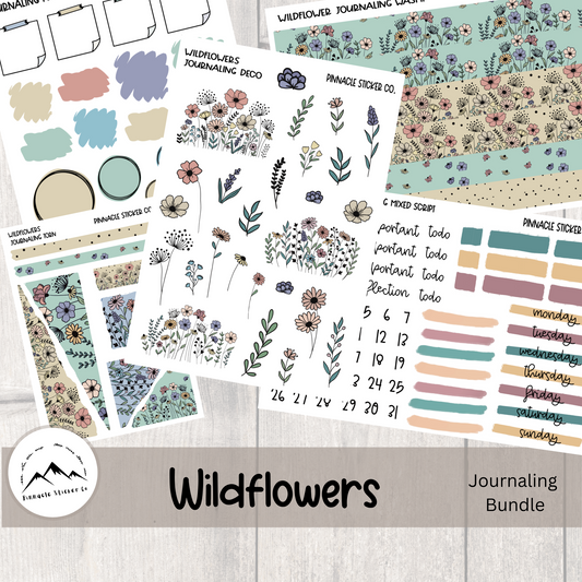 Wildflower Journaling Bundle