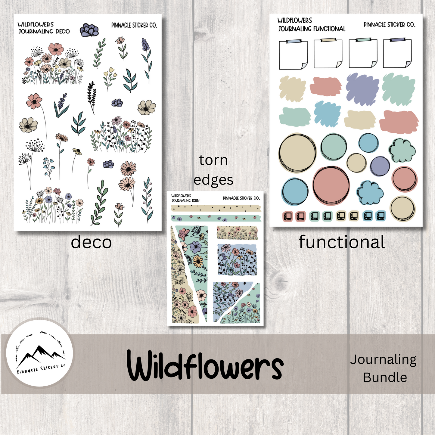 Wildflower Journaling Bundle