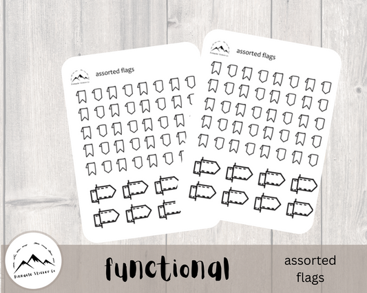  hand drawn doodle functional boxes for planners, journals, and notebooks. 
